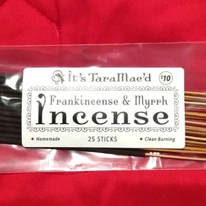 FRANKINCENSE & MYRRH Homemade Incense (25 sticks)